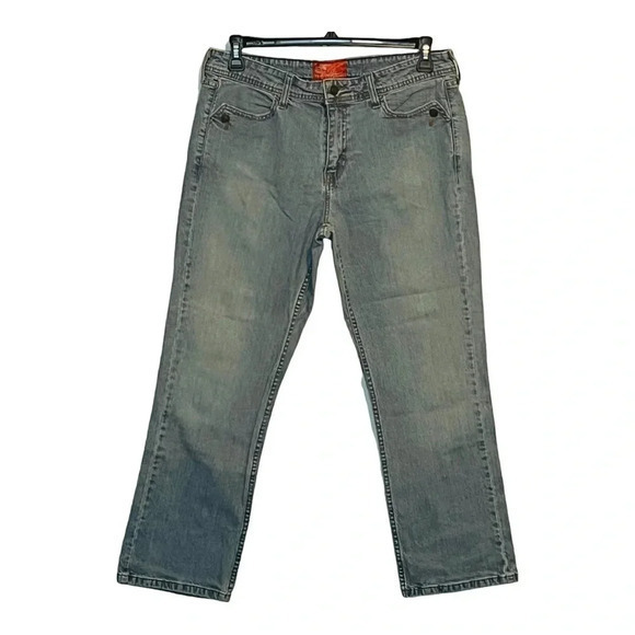 LEVI STRAUSS VINTAGE SIGNATURE STRETCH JEANS‎ Y2K LIGHT WASH UNIQUE POCKETS 12 - Picture 1 of 9